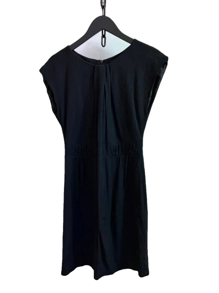 Tara Jarmon Black Drape Detailed Dress Size 38 UK 10 - Spitalfields Crypt Trust
