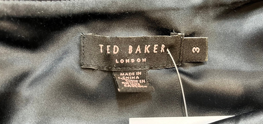 TED BAKER Grey Sleeveless Dress Size 3 - Spitalfields Crypt Trust
