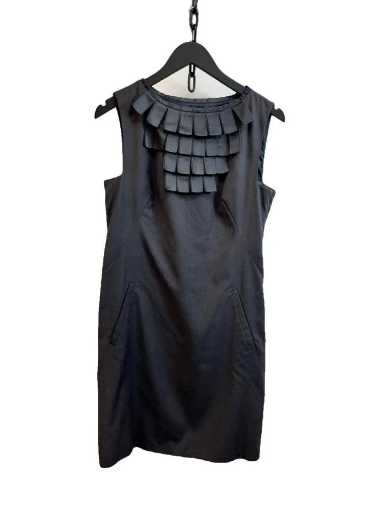 TED BAKER Grey Sleeveless Dress Size 3 - Spitalfields Crypt Trust