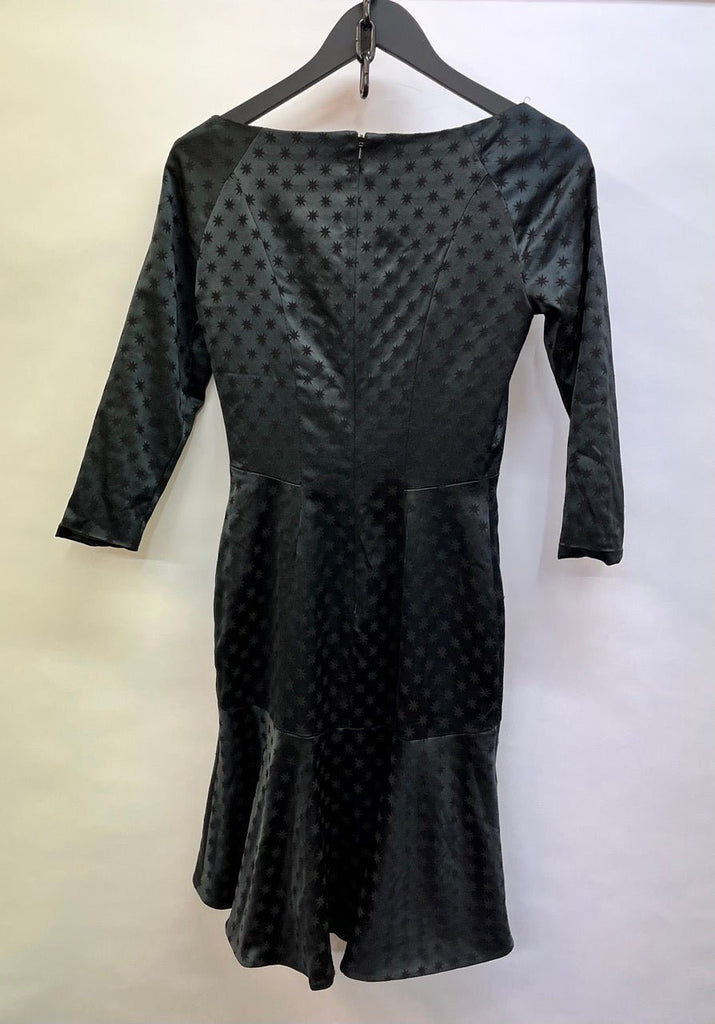 TEMPERLEY LONDON Black Ruffle Hem Dress Size UK 8 - Spitalfields Crypt Trust