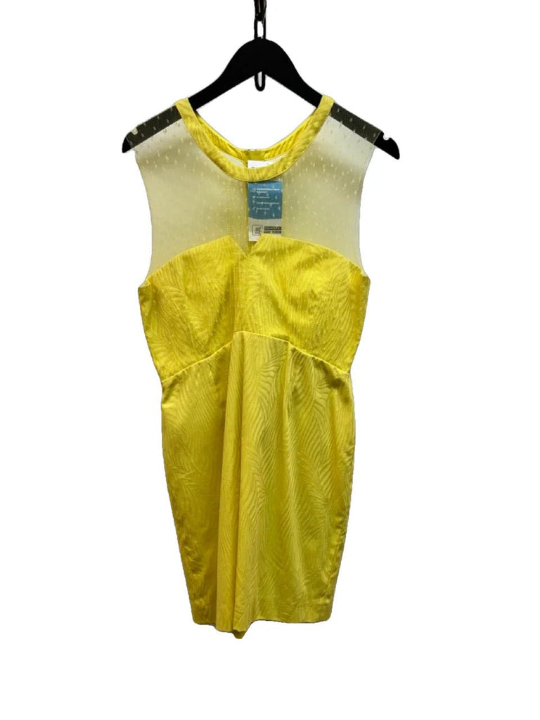 THE KOOPLES Yellow Mini Dress Size 42 - Spitalfields Crypt Trust