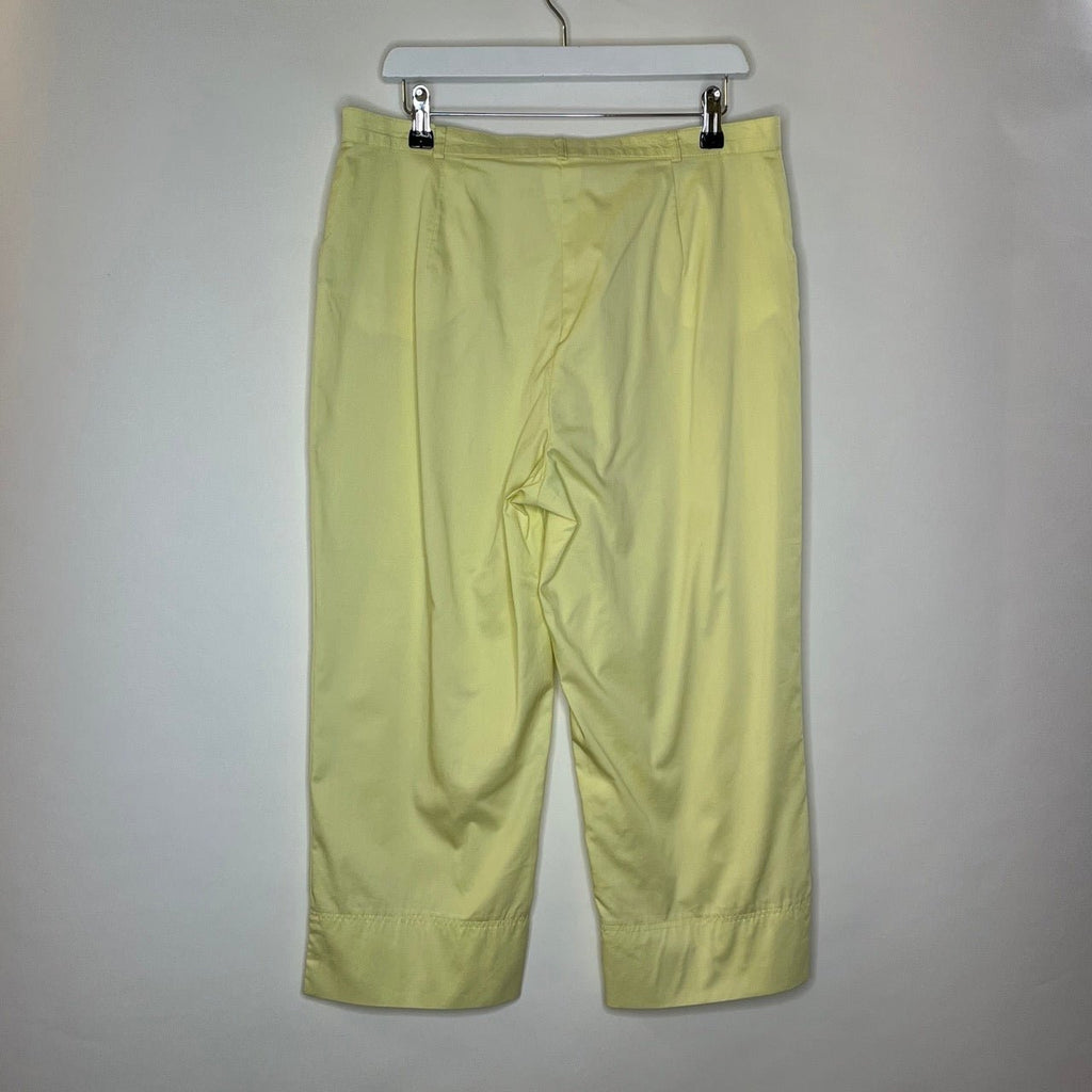 Vintage Rabe Yellow Cropped Trousers - Spitalfields Crypt Trust