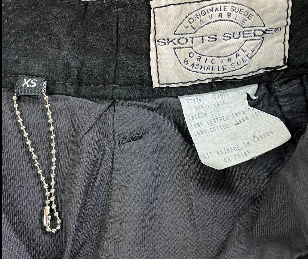 Vintage Skotts Suede Button Up Mini Skirt - Spitalfields Crypt Trust