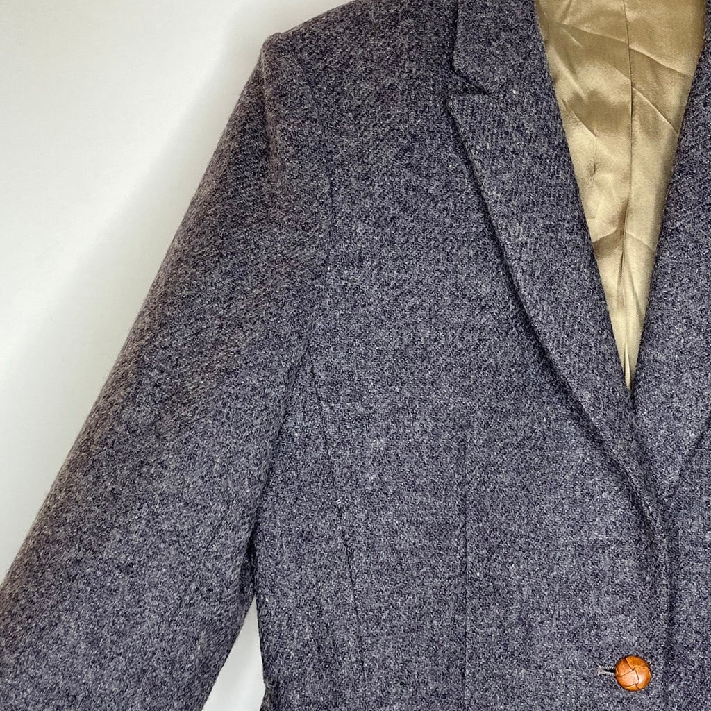 Vintage Unbranded Grey Single Breasted Blazer - Spitalfields Crypt Trust