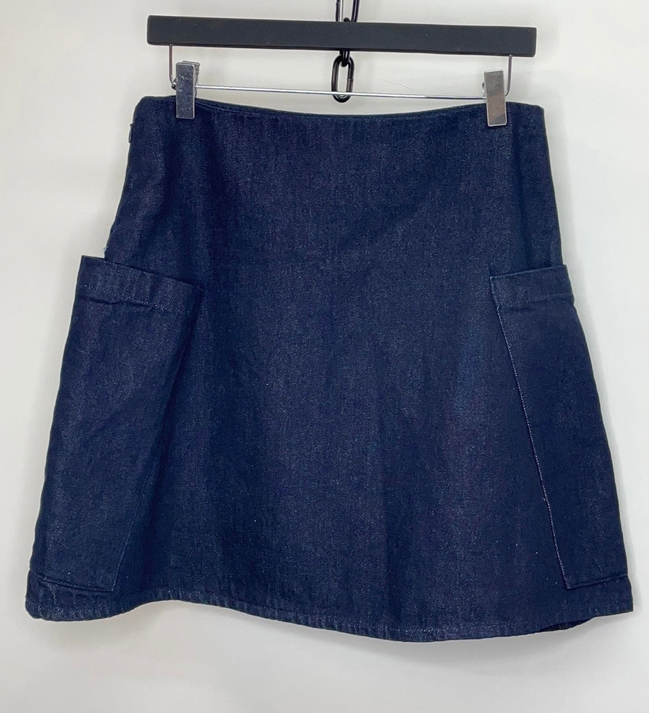 WAVEN Navy A-Line Mini Skirt Size UK 14 - Spitalfields Crypt Trust