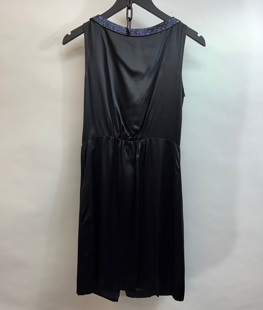 WHISTLES Black Sleeveless Dress Size UK 10 - Spitalfields Crypt Trust