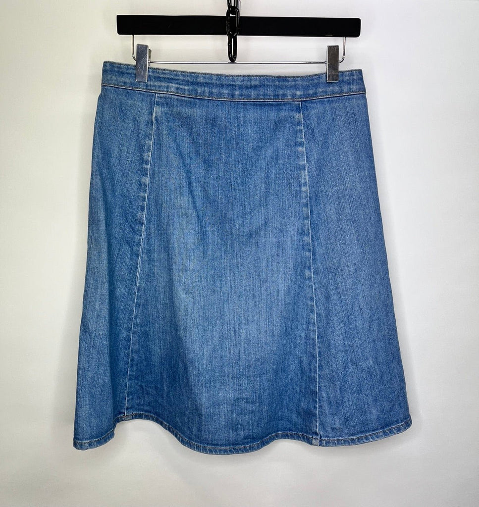 Y2K GAP JEANS Blue Denim Skirt Size UK 10 - Spitalfields Crypt Trust
